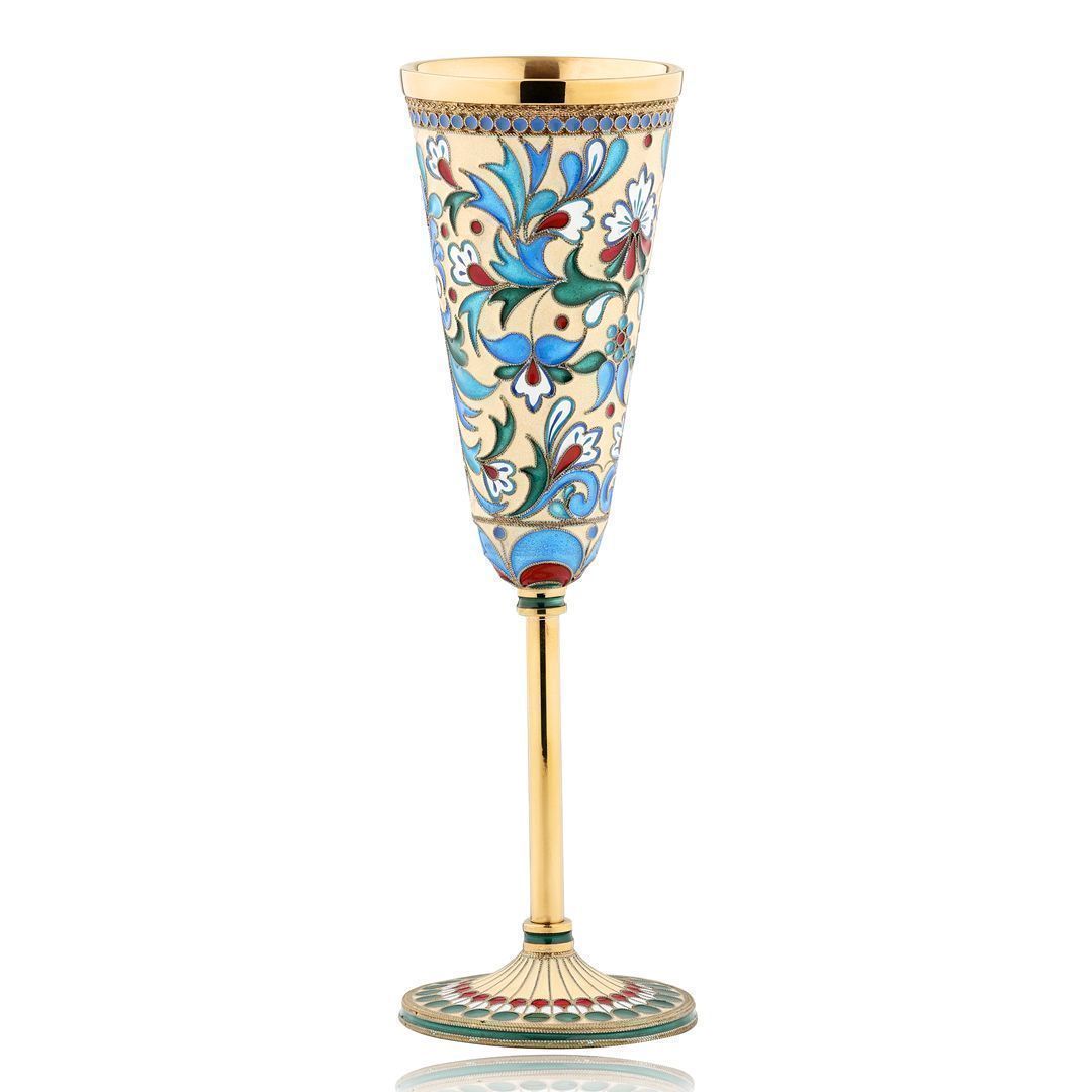 Бокал для ликера из серебра 