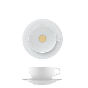 Чашка для капучино с блюдцем