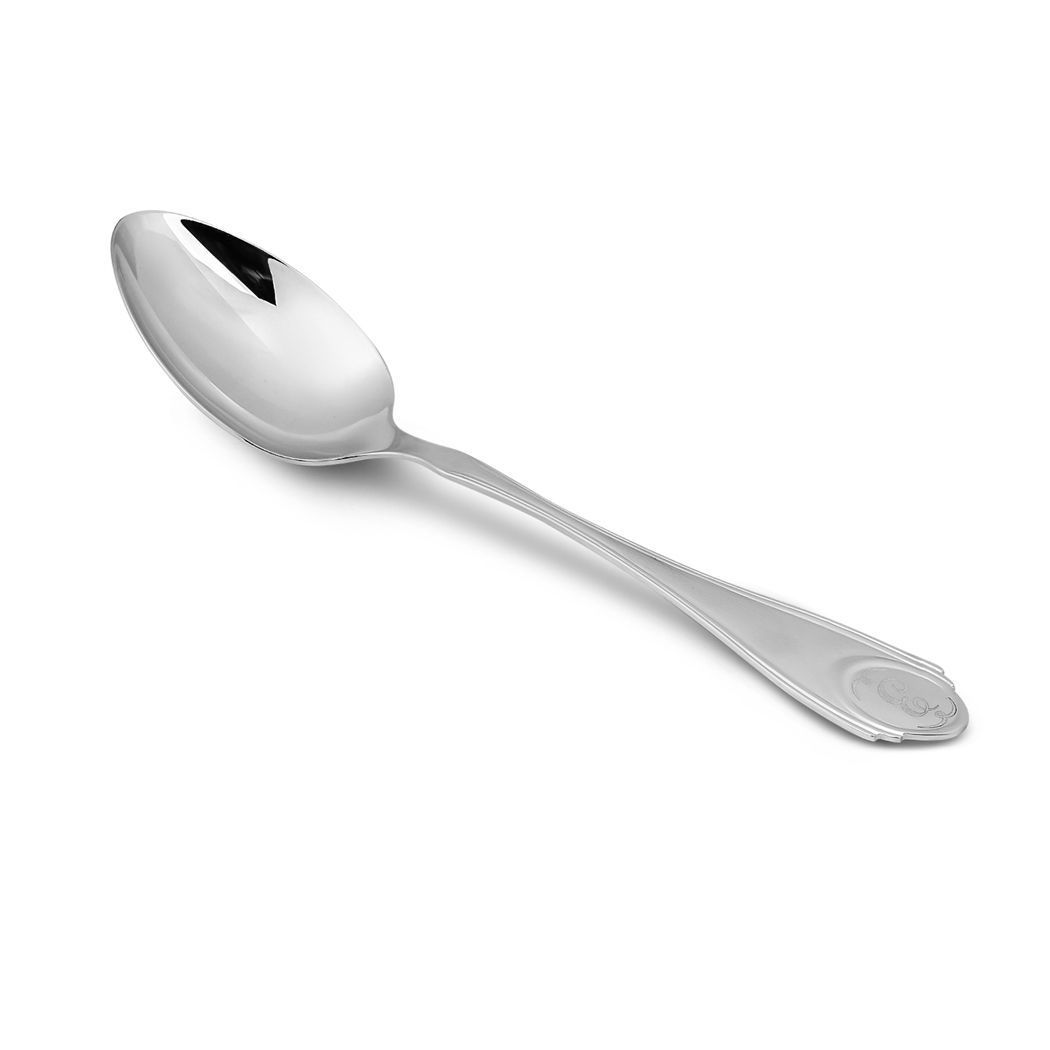 Ложка чайная с буквой «З» из серебра 
