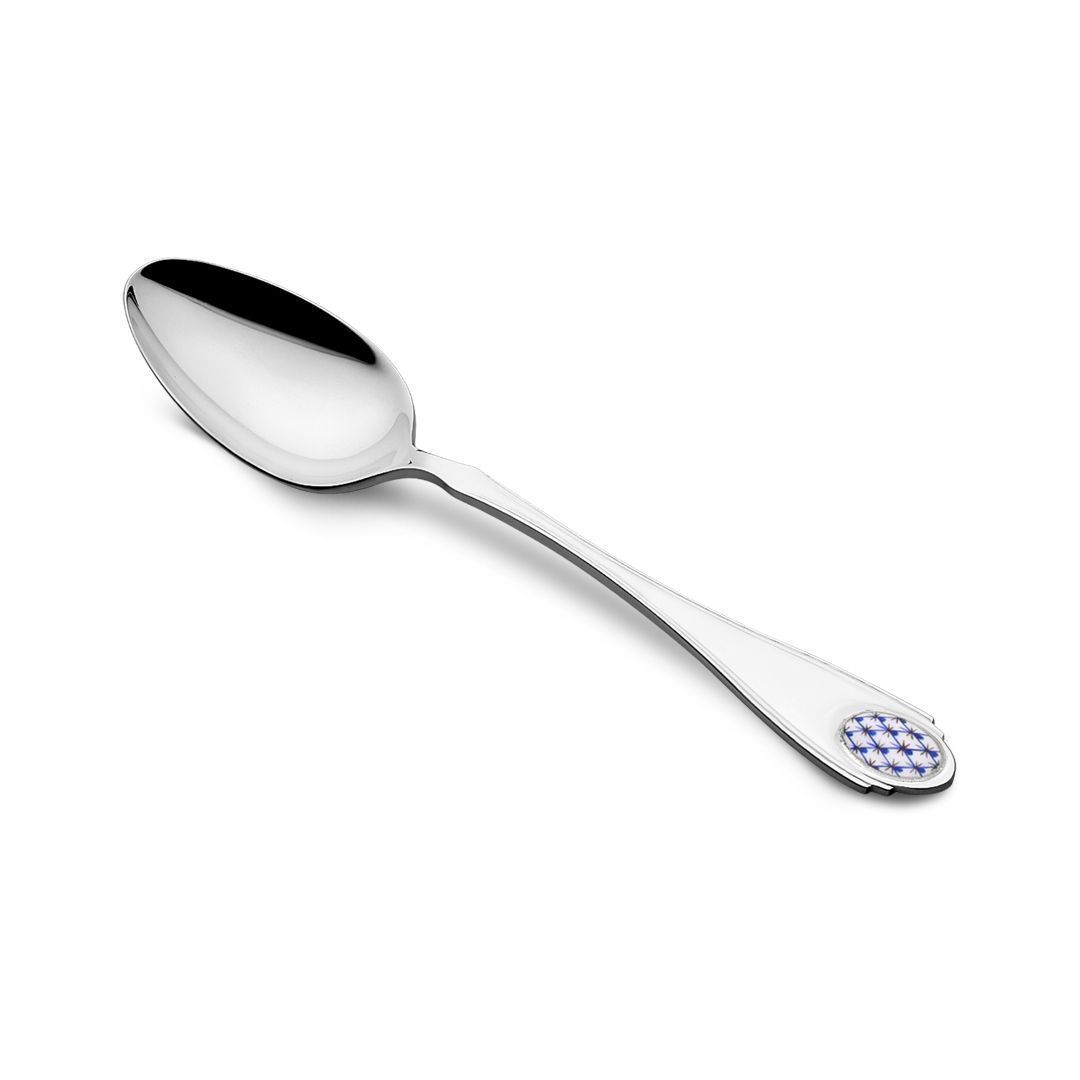 Ложка десертная из серебра 