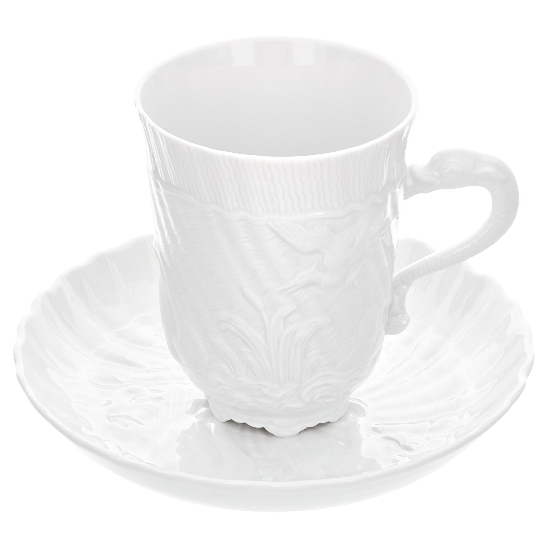 Чашка с блюдцем для кофе