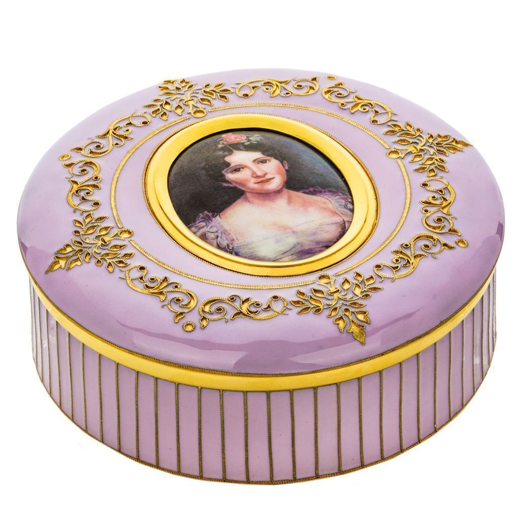 Шкатулка «Жозефина» из серебра