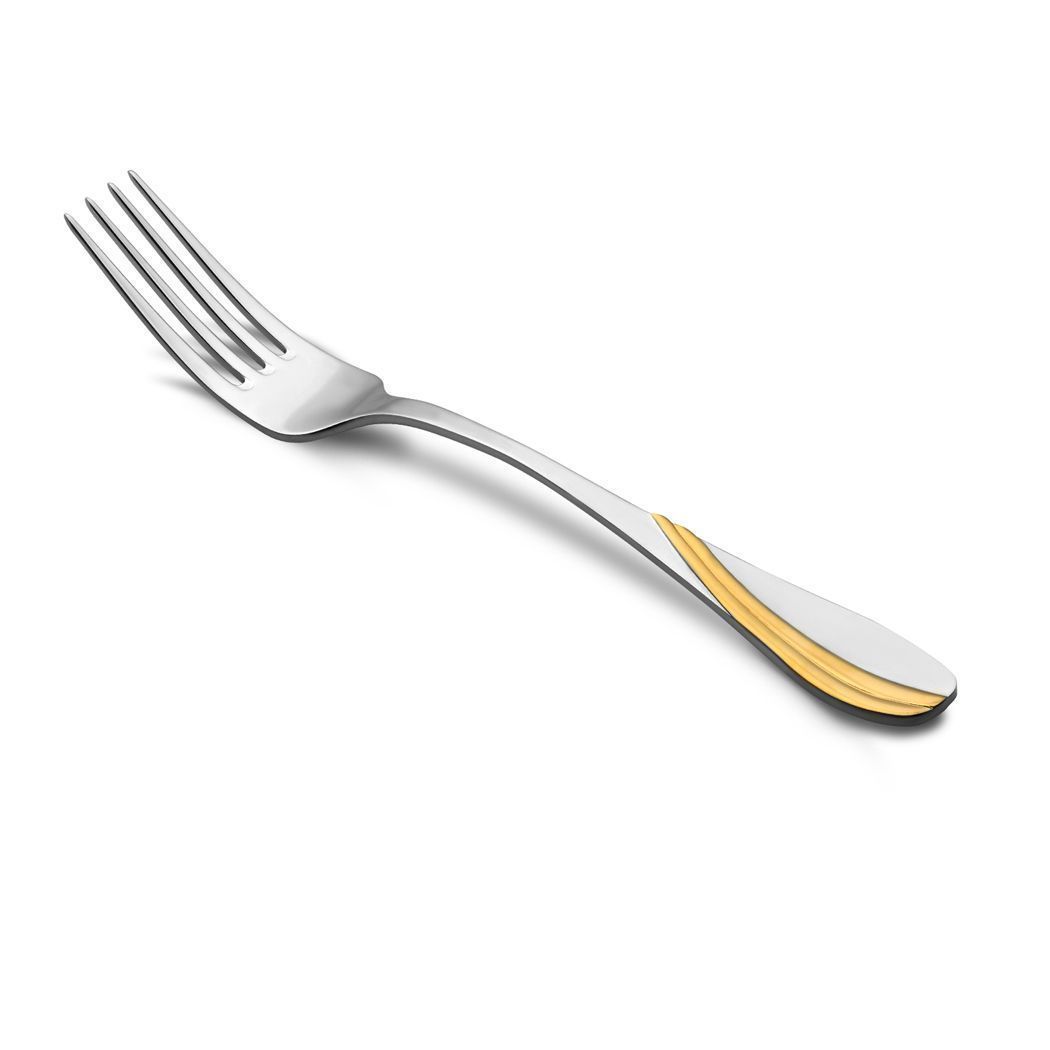 Вилка столовая из серебра 