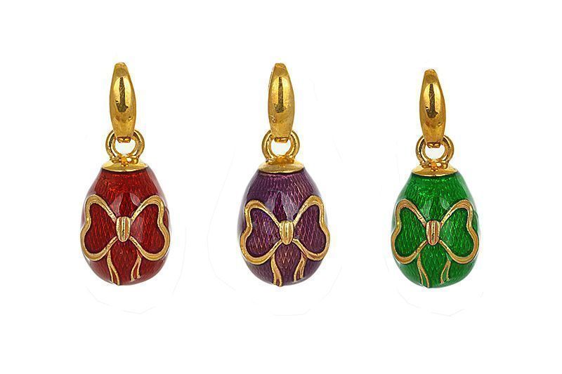 Подвеска яйцо из серебра 