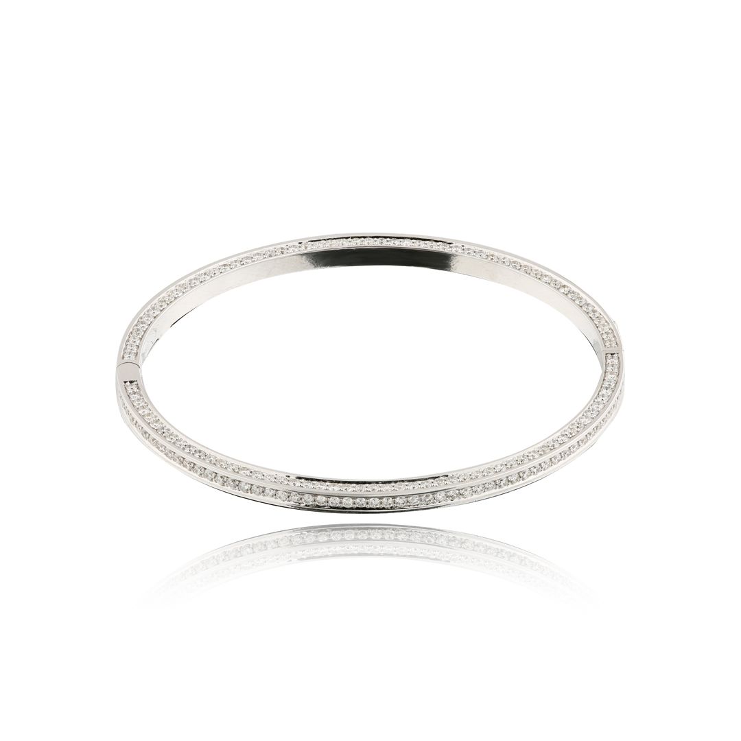 Браслет из белого золота с бриллиантами