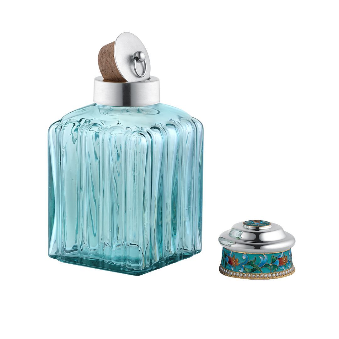 Чайница стеклянная