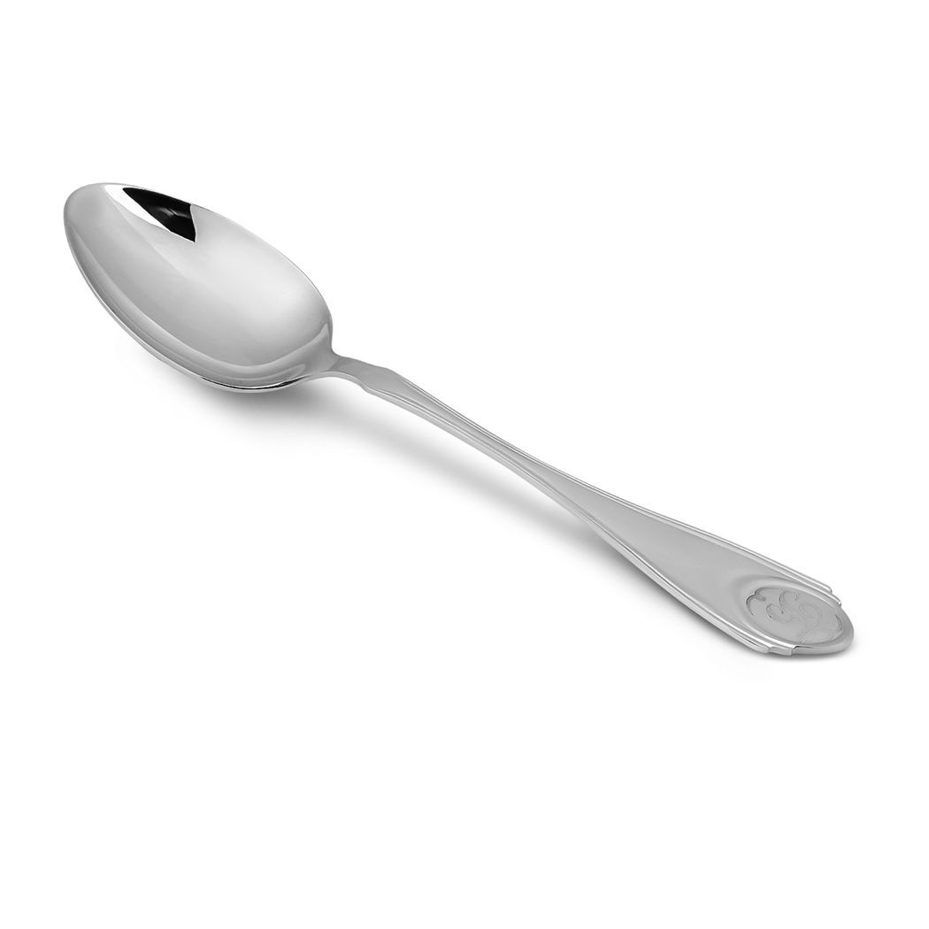 Ложка чайная с буквой «Б» из серебра 