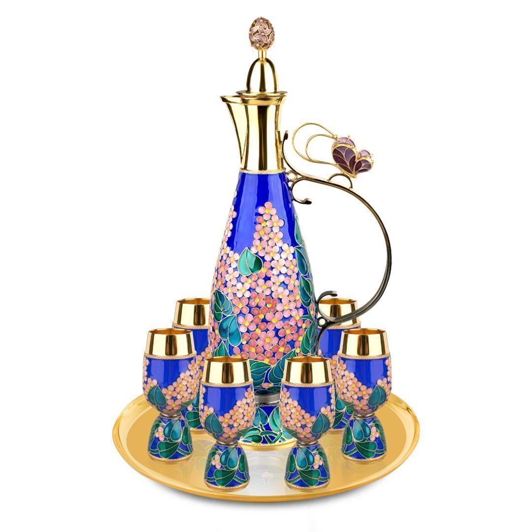 Набор для вина из серебра