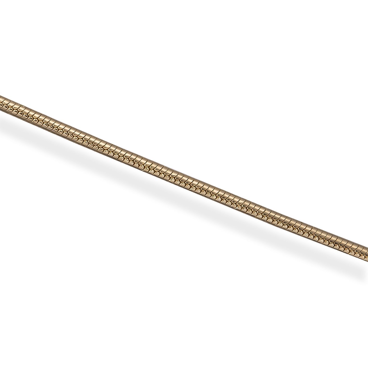 Цепь, плетение «Snake» из красного золота 