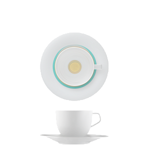 Кофейная чашка с блюдцем