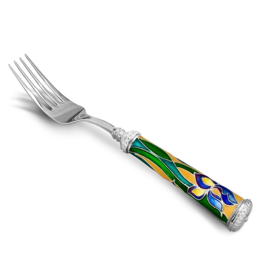 Вилка столовая из серебра