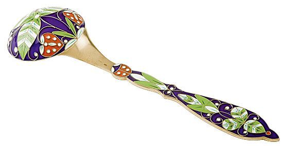 Ложка для варенья из серебра 