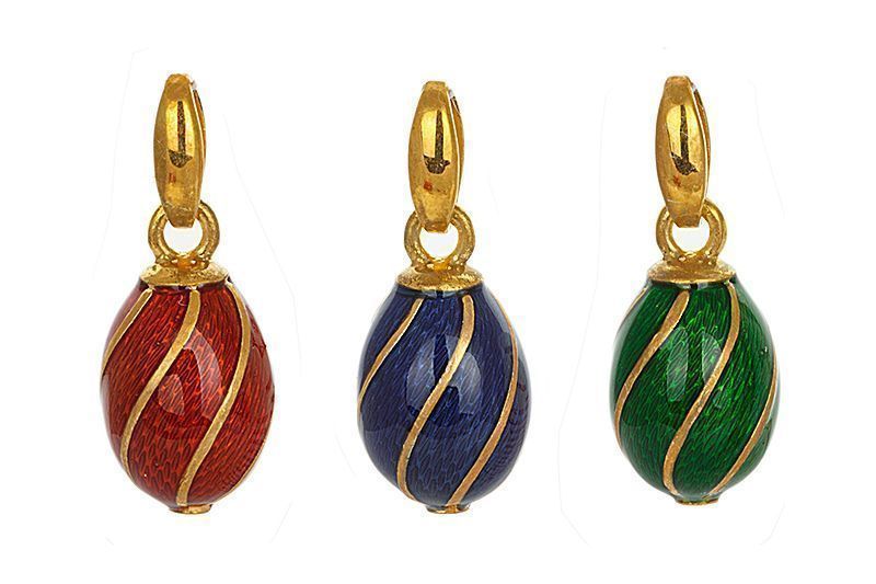 Подвеска яйцо из серебра 