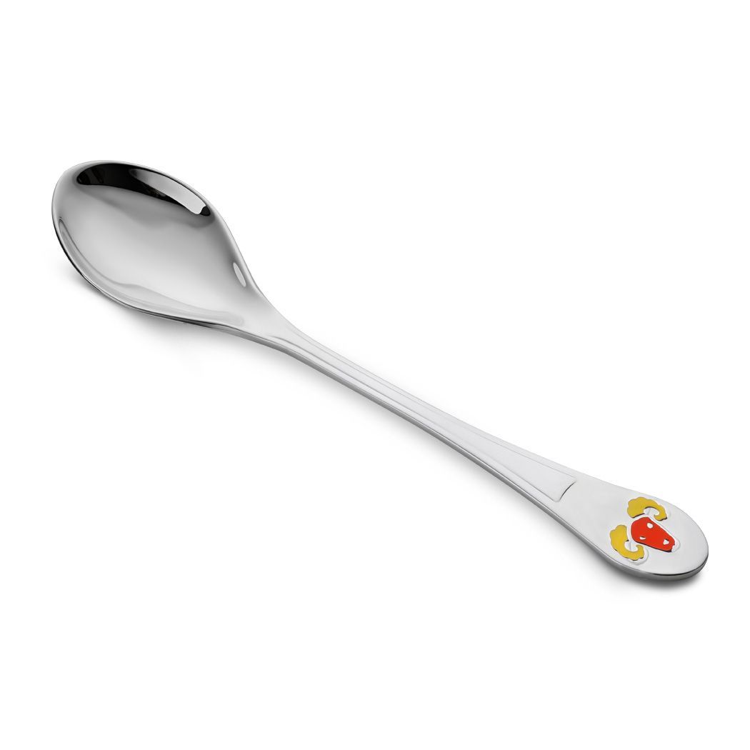 Ложка детская «Овен» из серебра 