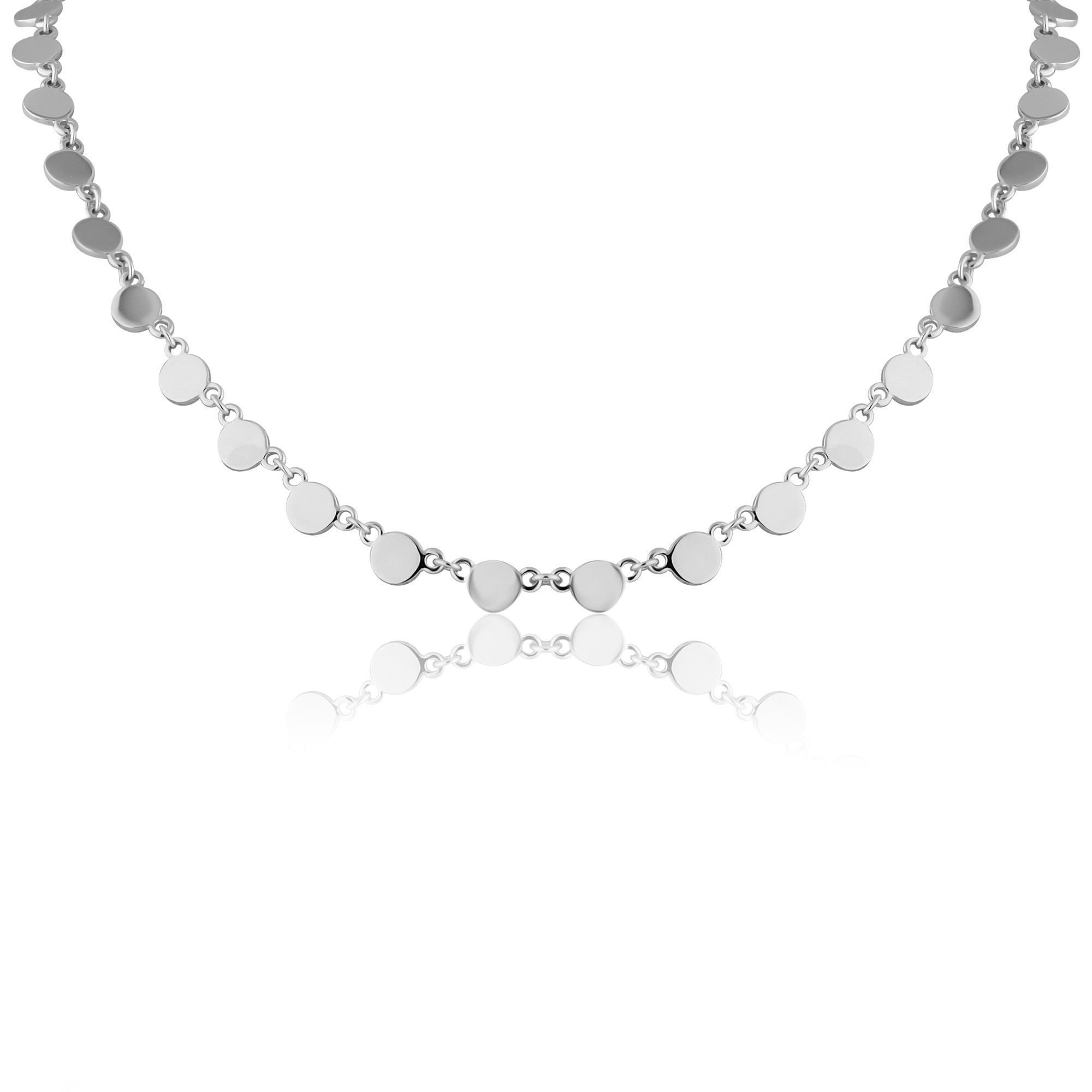 Колье из белого золота 