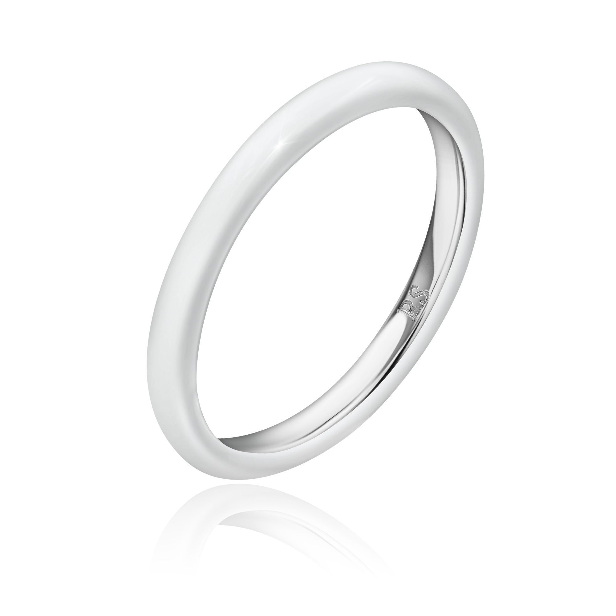 Кольцо из белого золота 