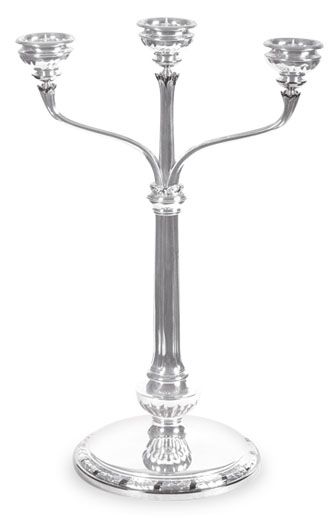 Подсвечник из серебра 