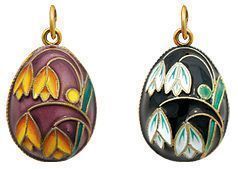 Подвеска яйцо из серебра 