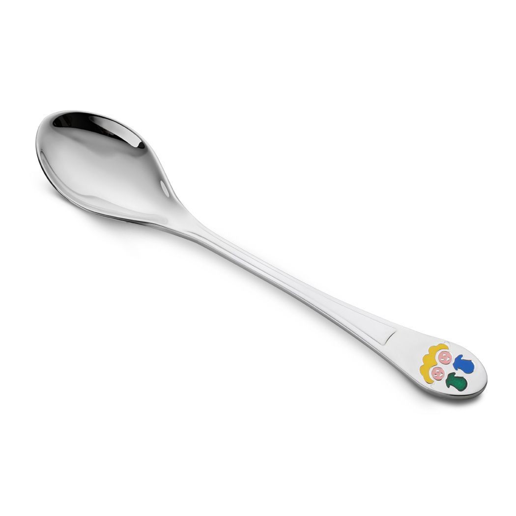 Ложка детская «Близнецы» из серебра 