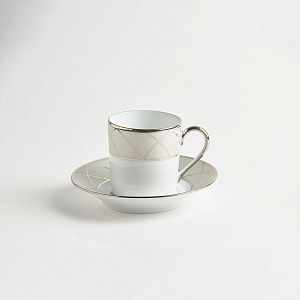 Чашка с блюдцем для кофе