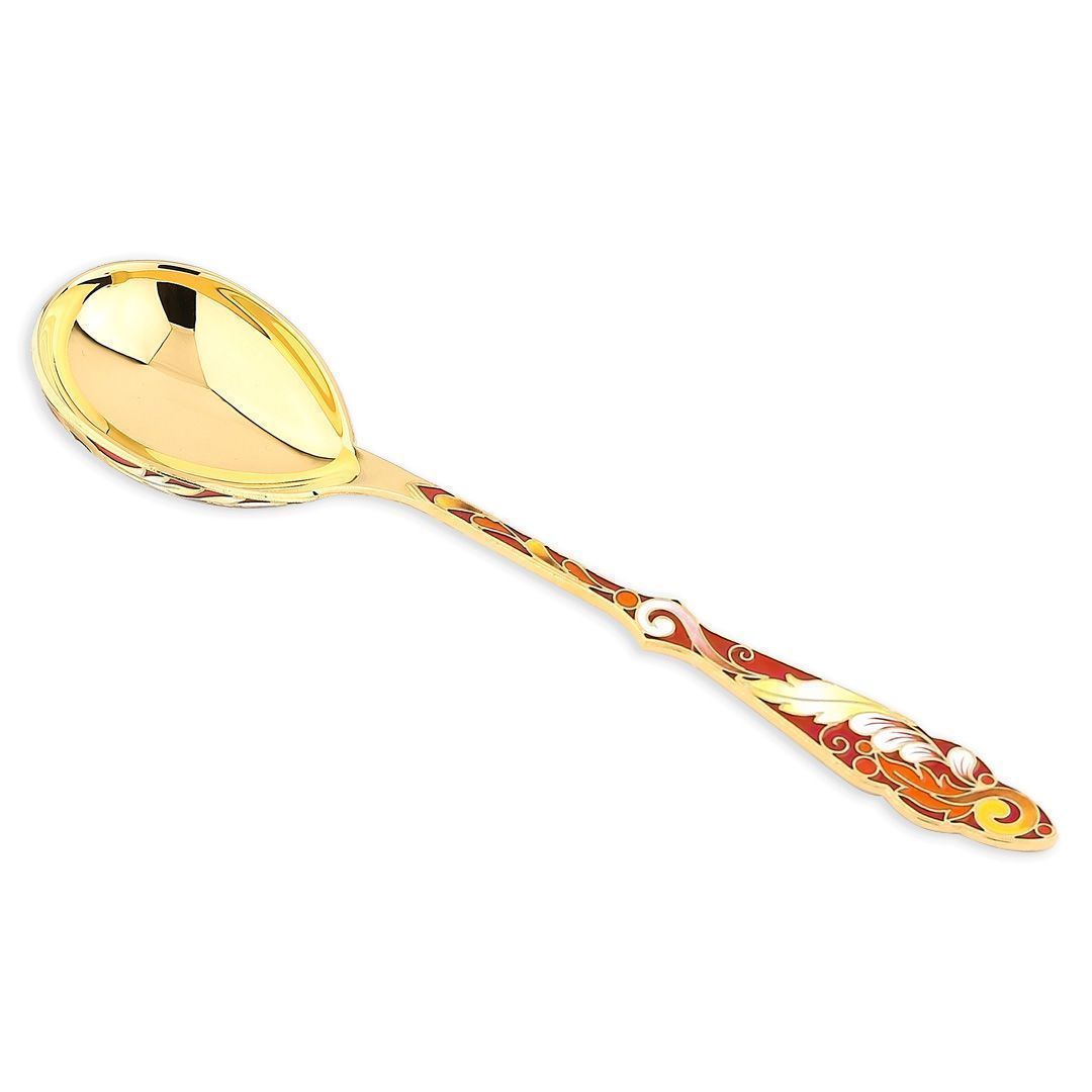 Ложка для варенья из серебра 