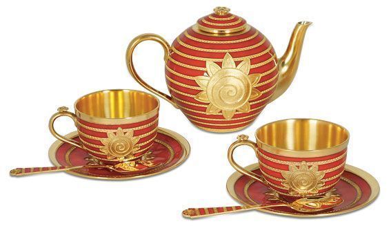 Сервиз чайный из серебра