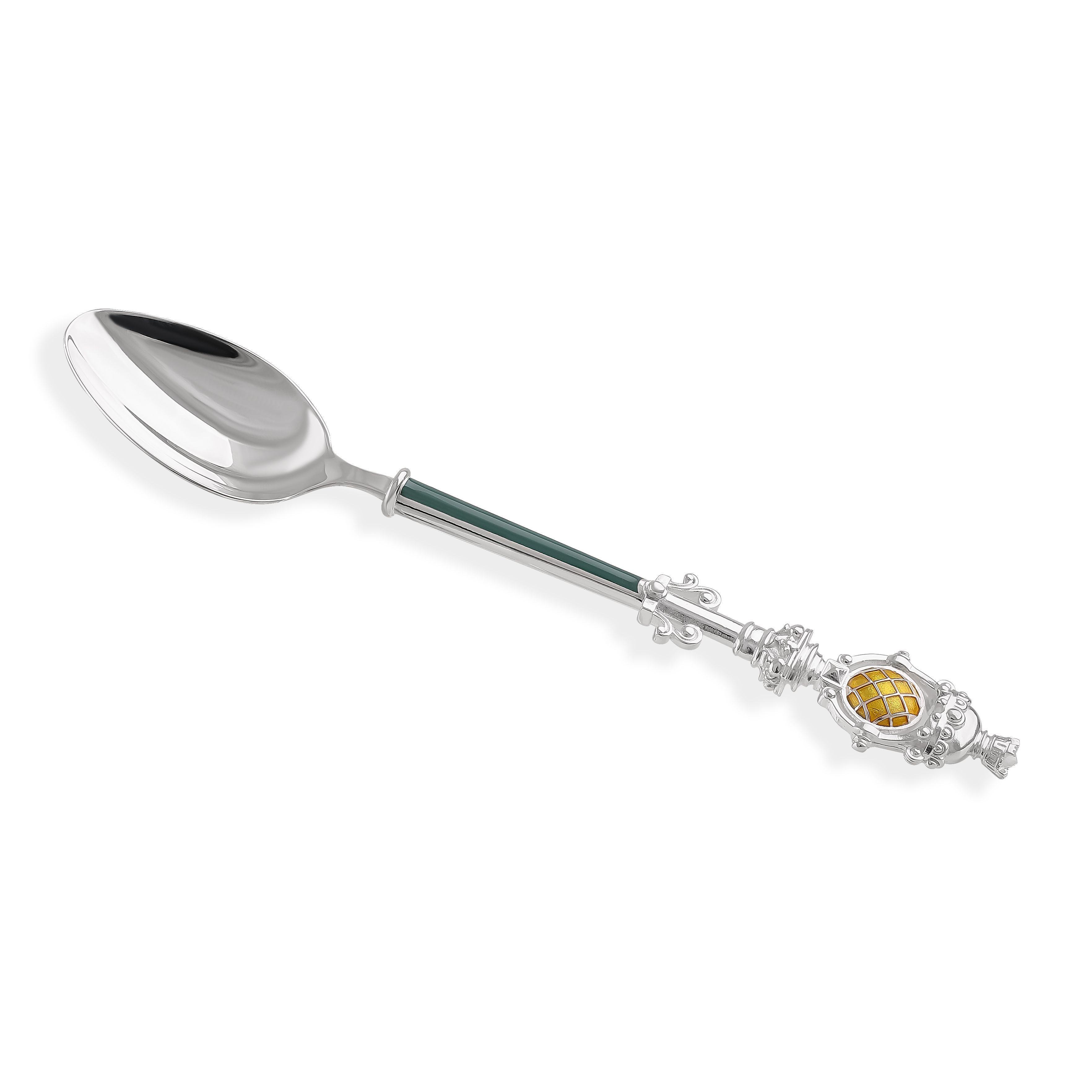 Ложка чайная «Фонарь» из серебра