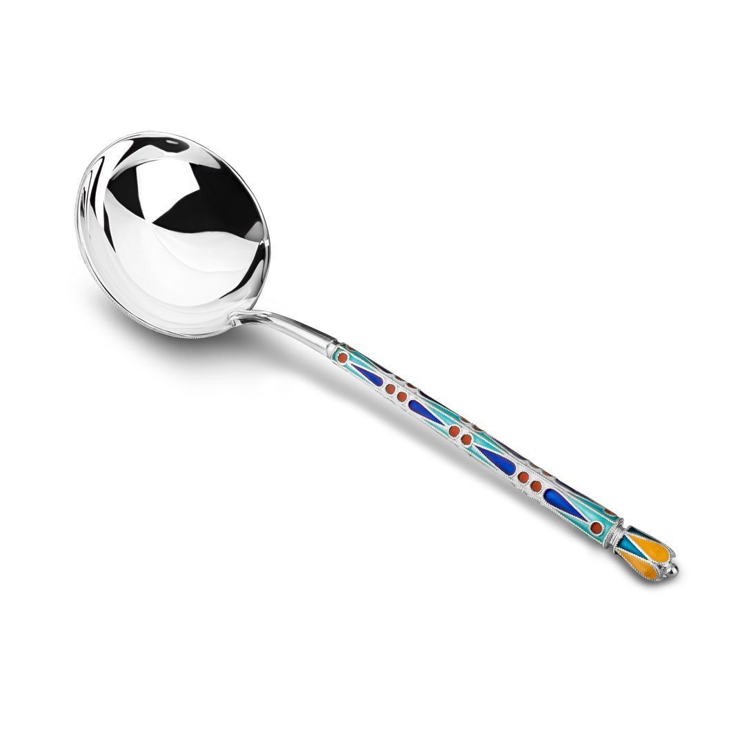 Ложка для варенья из серебра 