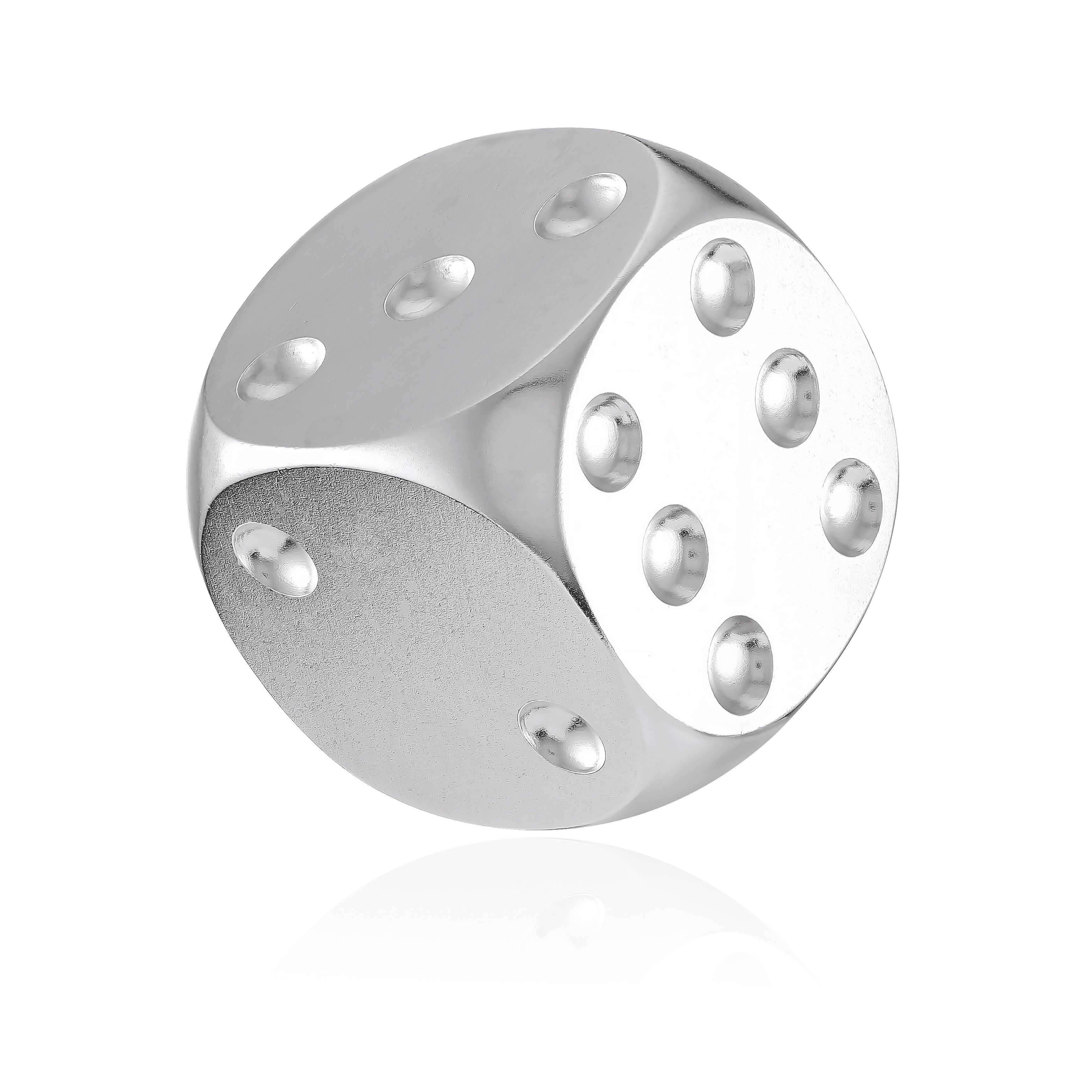 Кубик для льда «Игральный кубик» из серебра