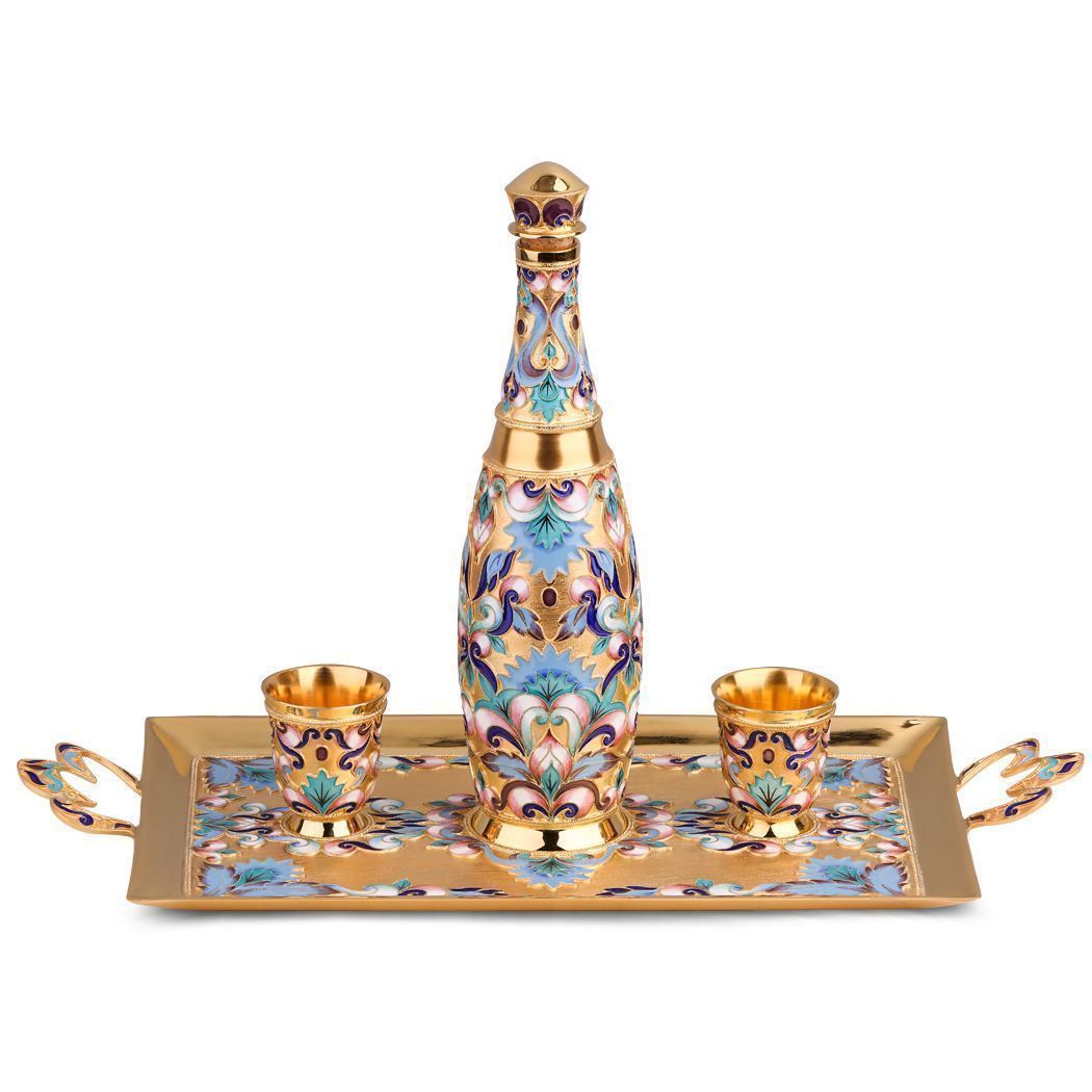 Набор для ликера из серебра