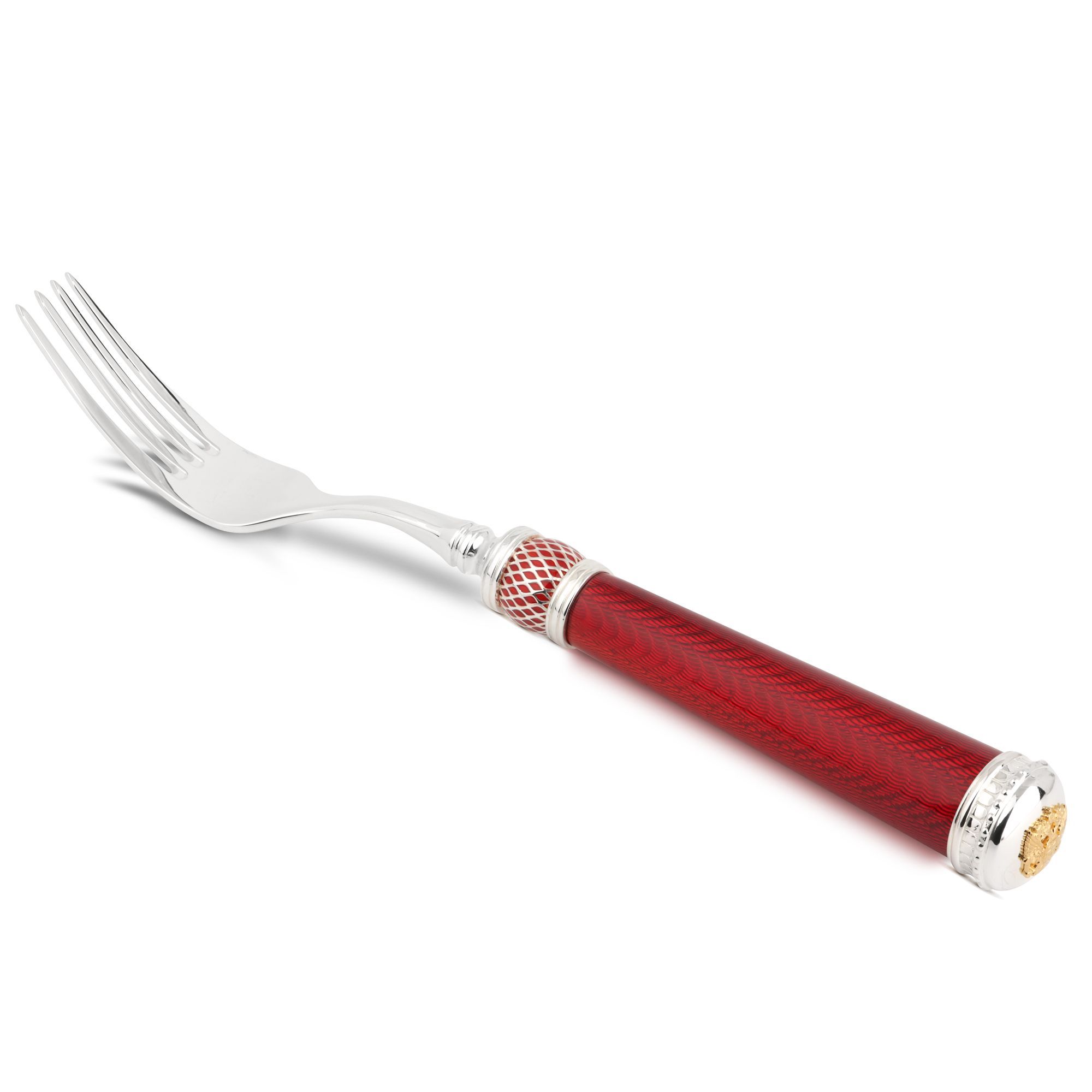 Вилка столовая из серебра 