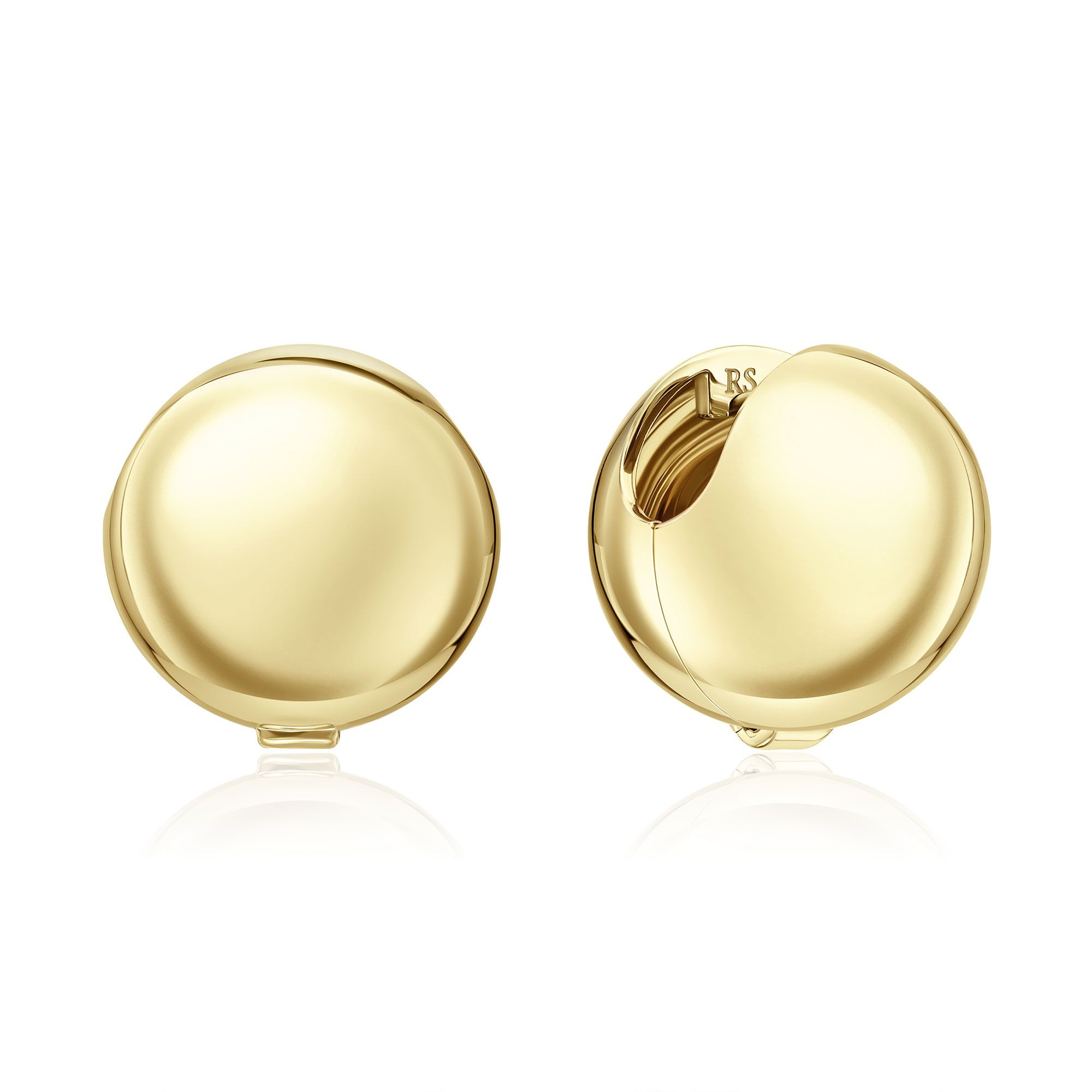 Серьги из желтого золота 