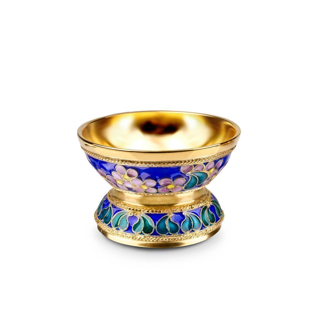 Подставка под ситечко из серебра 