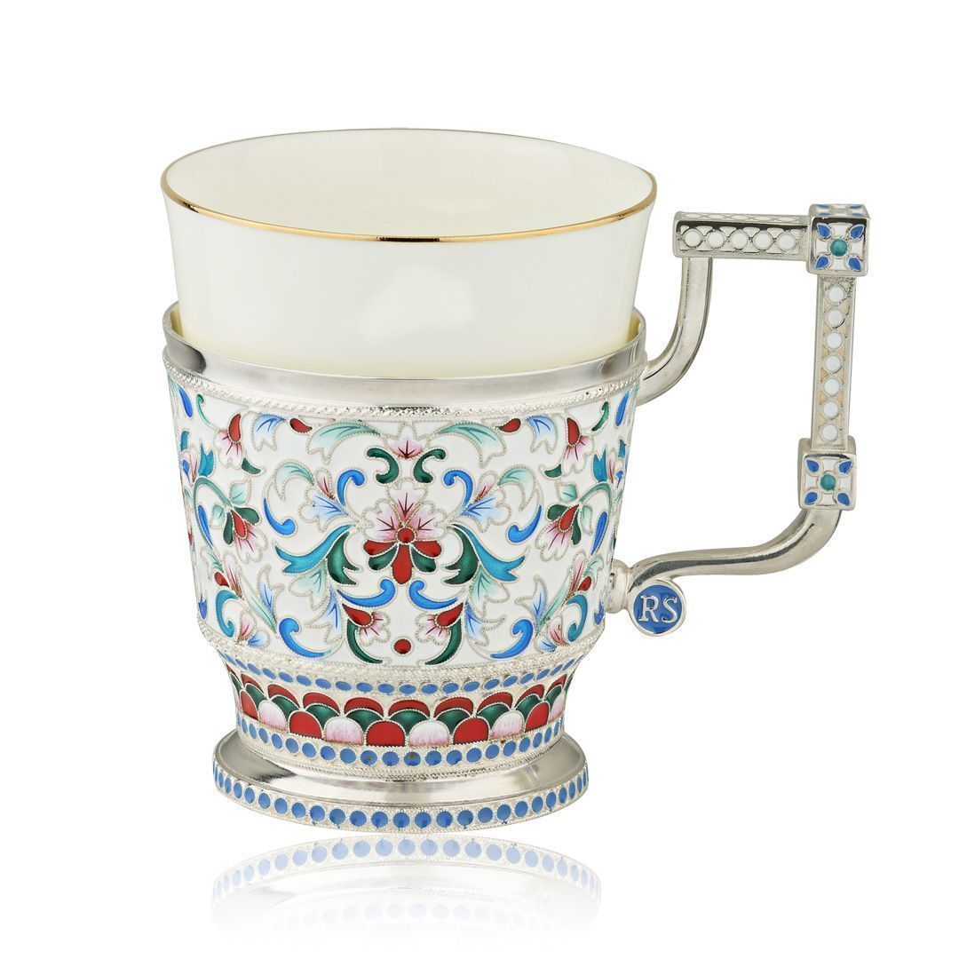 Подстаканник «L`EAU» из серебра 