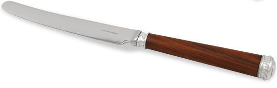 Нож столовый из серебра 