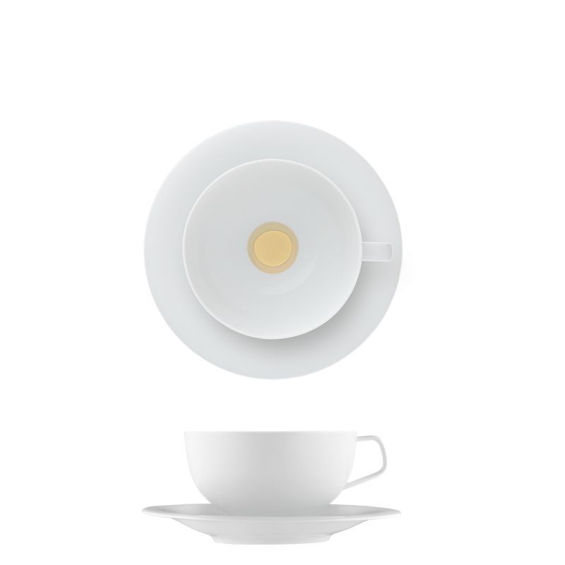 Чашка для капучино с блюдцем