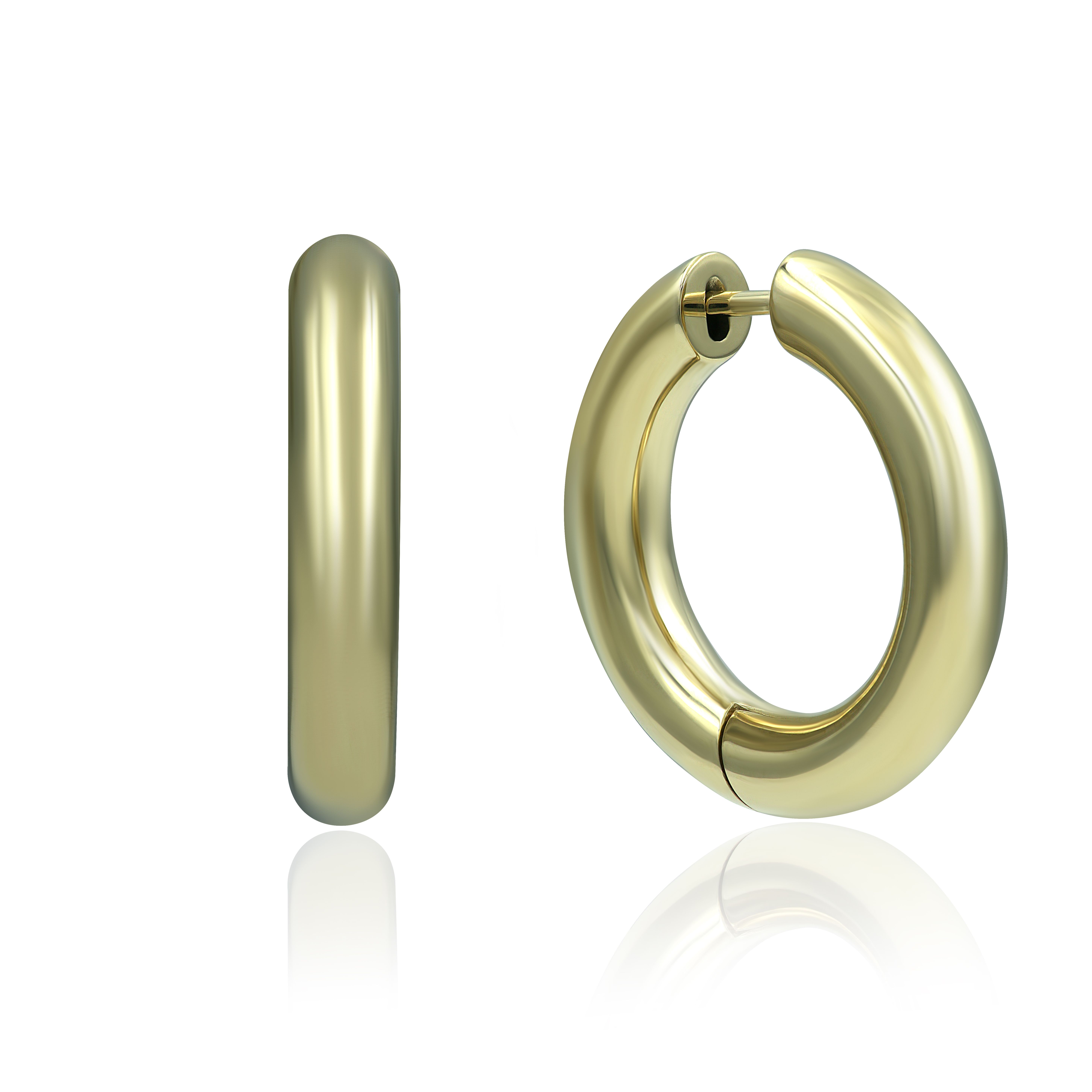 Серьги из желтого золота 