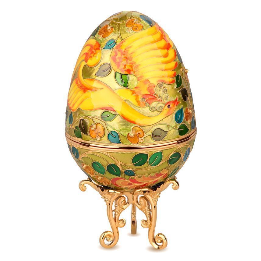 Яйцо-шкатулка «Жар-птица» 