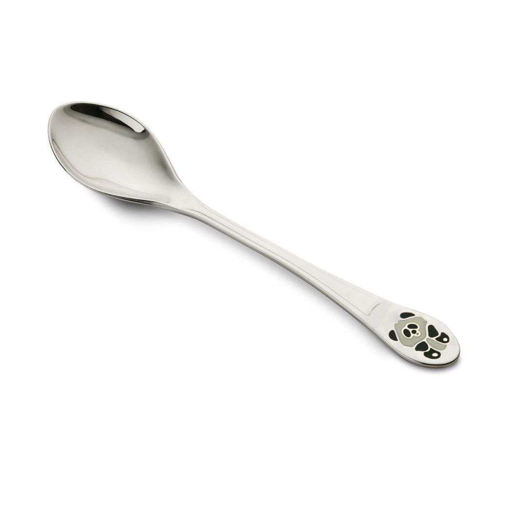Ложка детская «Панда» из серебра 