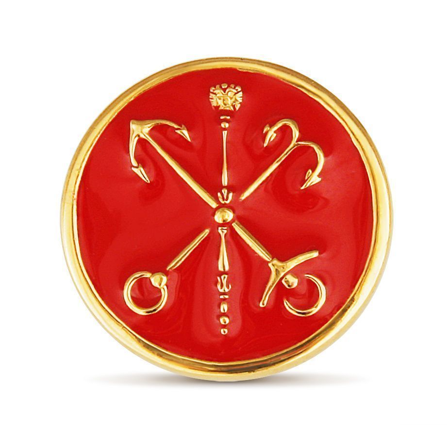 Значок из серебра 