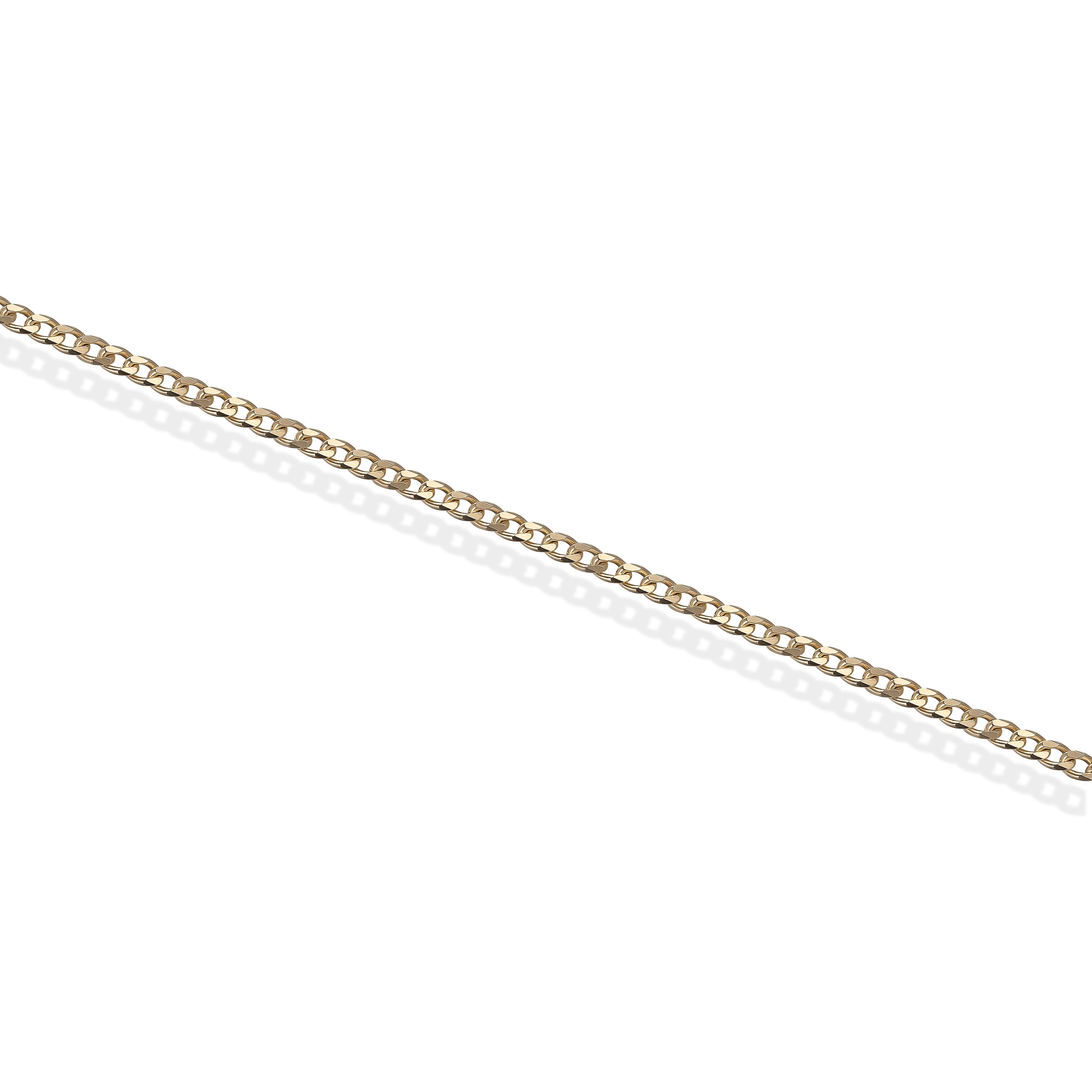 Цепь, плетение «Панцирное» из красного золота 