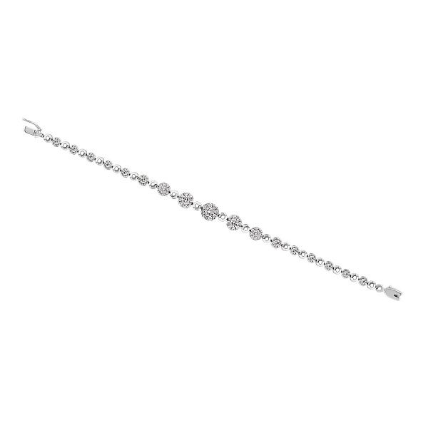 Браслет из белого золота с бриллиантами