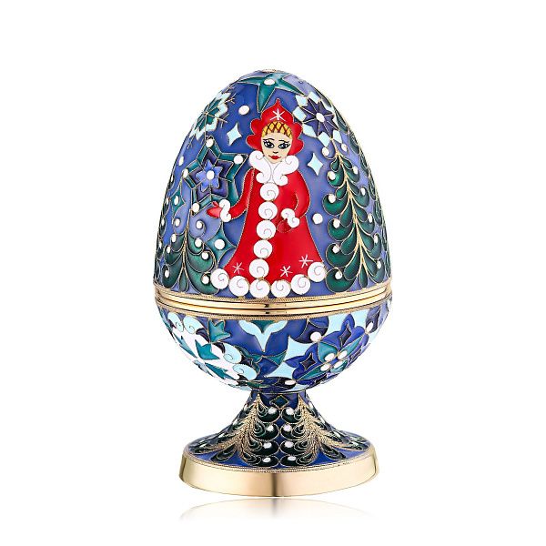 Яйцо-шкатулка «Дед Мороз»