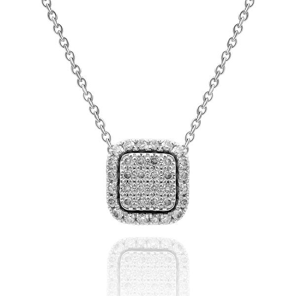 Колье из белого золота с бриллиантами