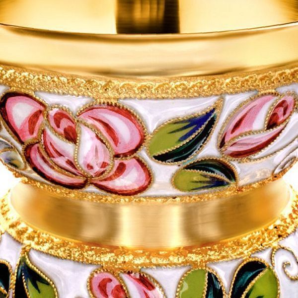 Подставка под ситечко из серебра 