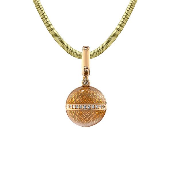 Подвеска из серебра с бриллиантами