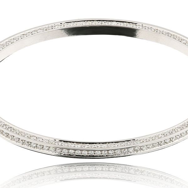 Браслет из белого золота с бриллиантами