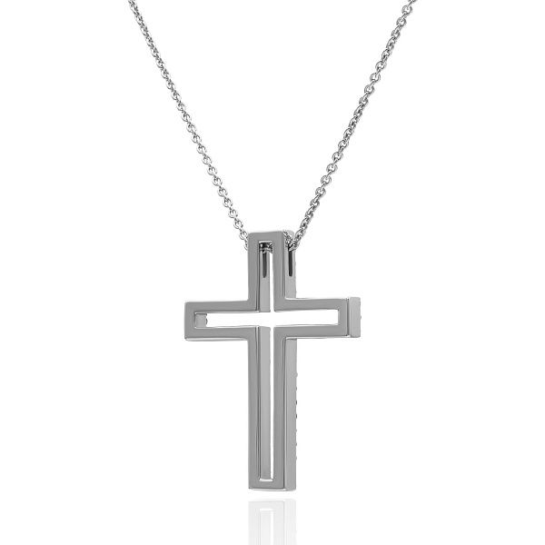 Колье из белого золота с бриллиантами