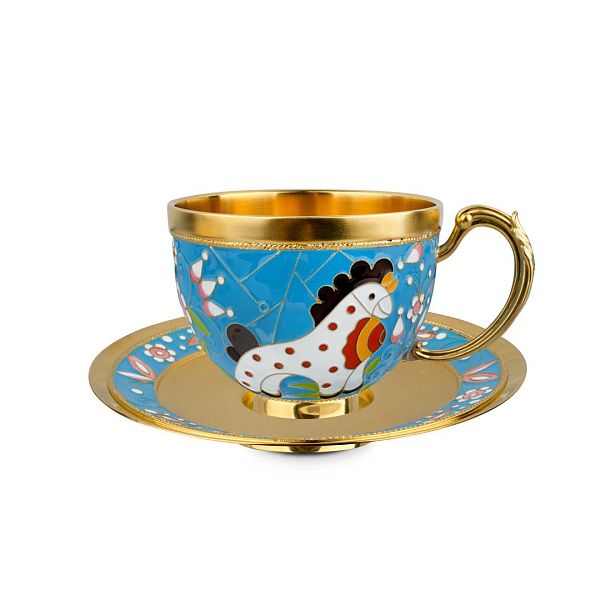 Сервиз чайный из серебра