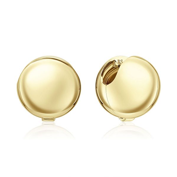 Серьги из желтого золота 